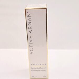 Active Argan Ageless Stem Cell Hand Treatment Lotion Vegan 3.4 fl oz. NEW Italy